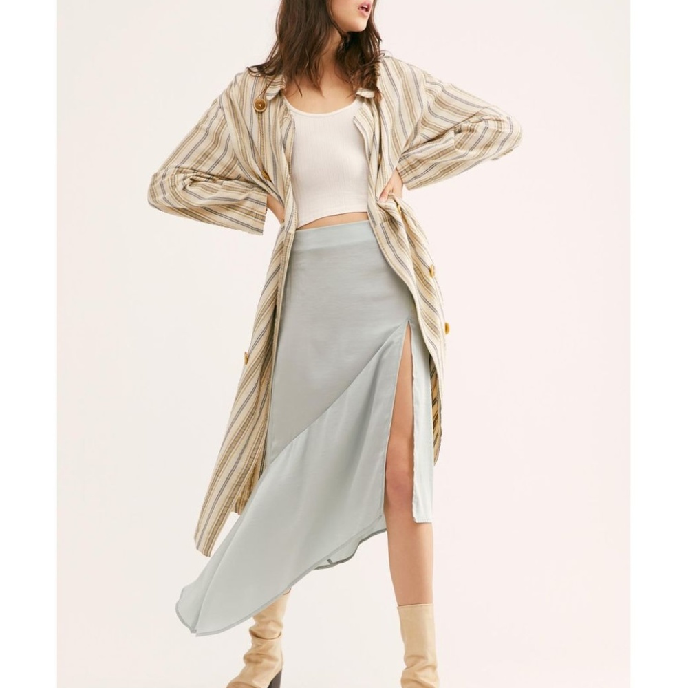 Free People Lola Slit Skirt NWT